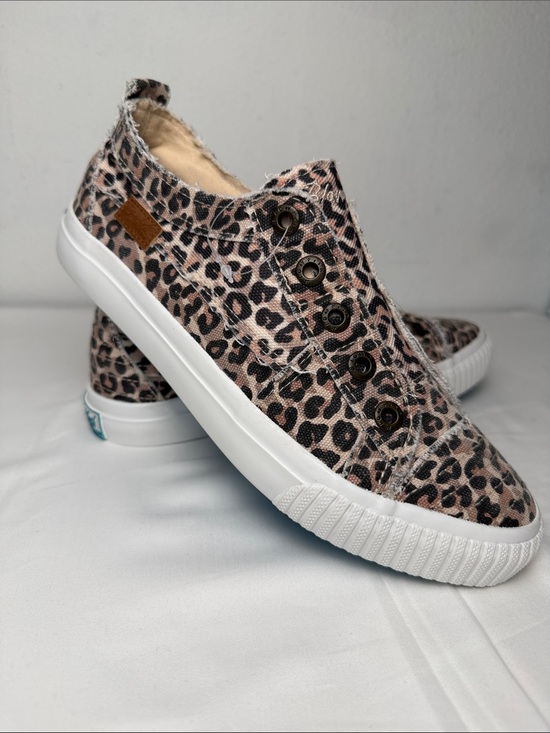 Blowfish Shoes - Blowfish Leopard Print Slip-On Canvas Sneakers